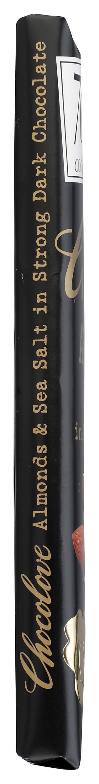 Chocolove Xoxox Bar Almond Salted, 3.2 Ounce