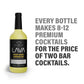 LAVA Premium Ginger Lemonade Mixer, Made with Sicilian Lemon Juice, 33.8 Fl Oz
