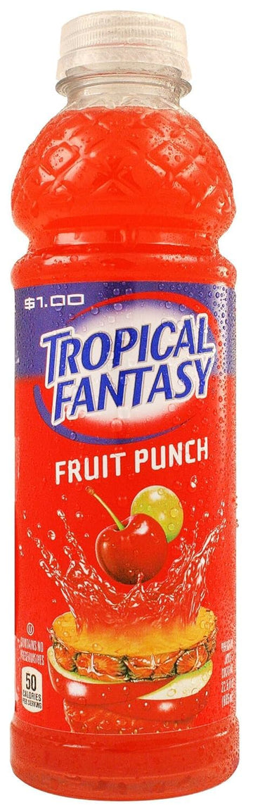 TROPICAL FANTASY Tropical Fantasy Fruit Punch Juice Cocktail, 20 Fl Oz, Pack of 1