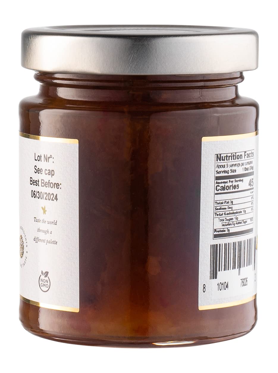 Gourmanity Mulhouse Onion Jam, Sweet & Savoury Taste, Serve With Burgers, Grilled Meat And Fish, All Natural, Non-Gmo, Product O