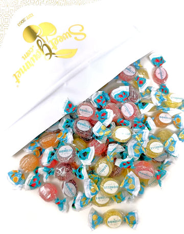 SweetGourmet Sugar-Free Italian Assorted Fruit Jellies | Individually Wrapped | 3 Pounds