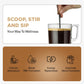 Keto Vitals Instant Keto Coffee Powder - 30 Servings - Low-Calorie Vanilla Sweetened Coffee with Keto-Friendly Creamer