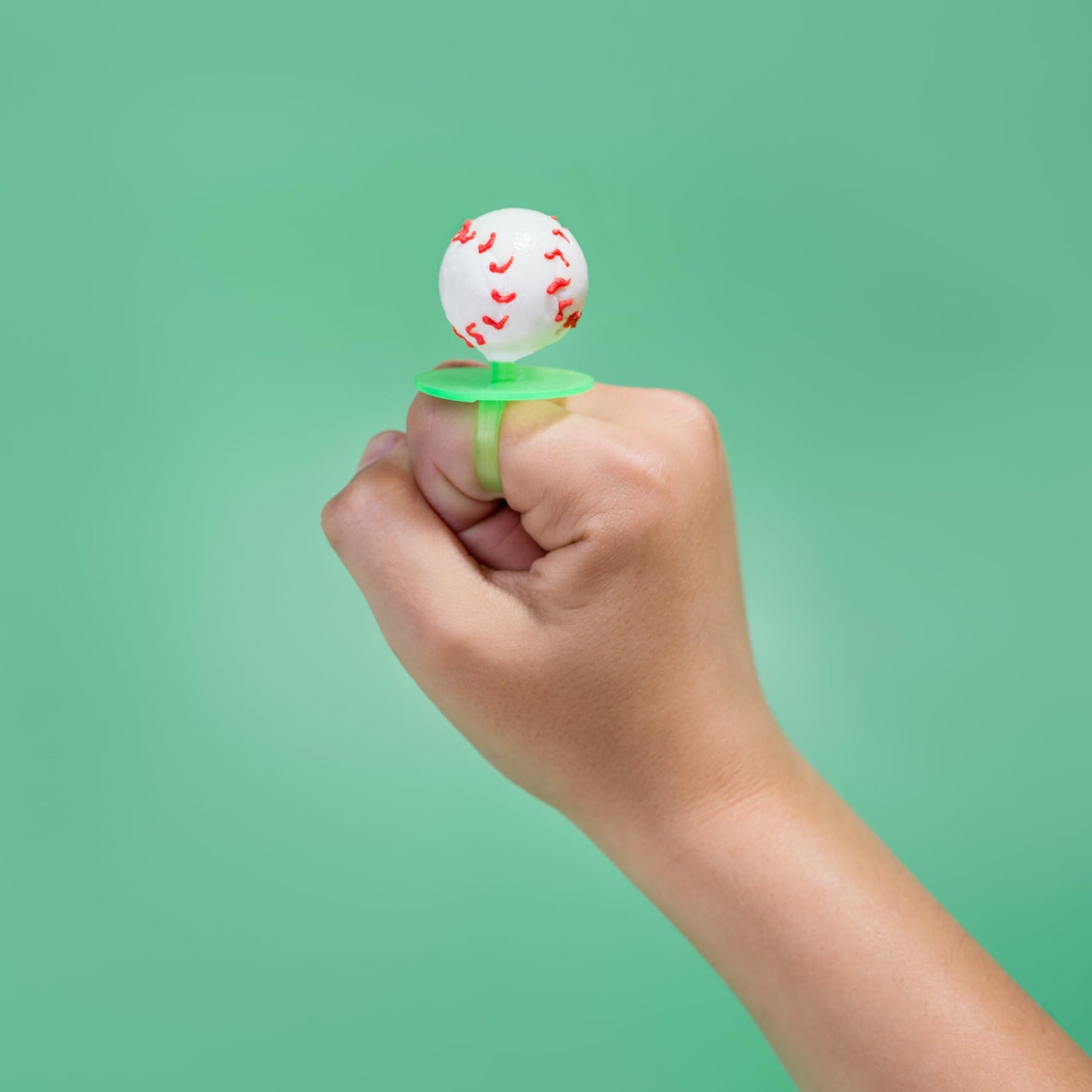 Imagine Splash Baseball Ring Pops – G -Flavored Candy   – Pack of 24 – Individually Wrapped Party Favors