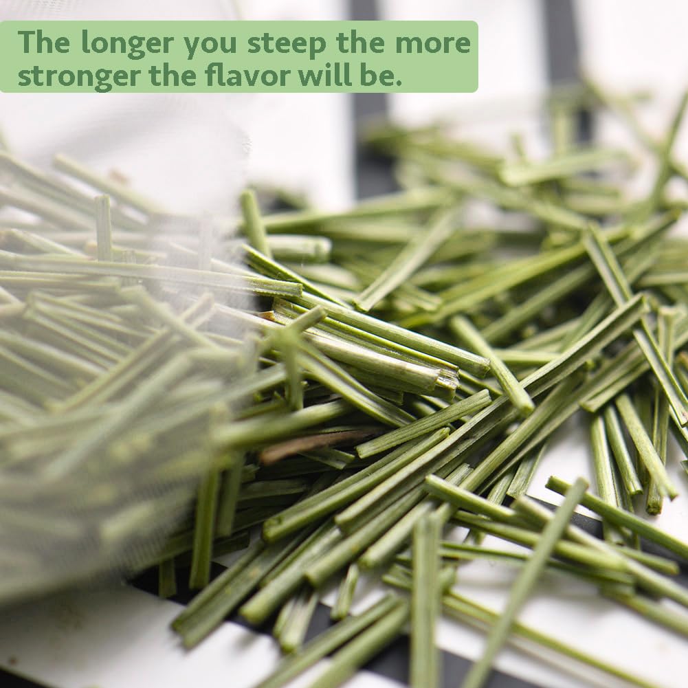 YUNHAHA Wild Dried White Pine Needle Tea, 40 Bags, 4g/Bag, 100% Natural, Caffeine-Free, Non-GMO, Immune Support