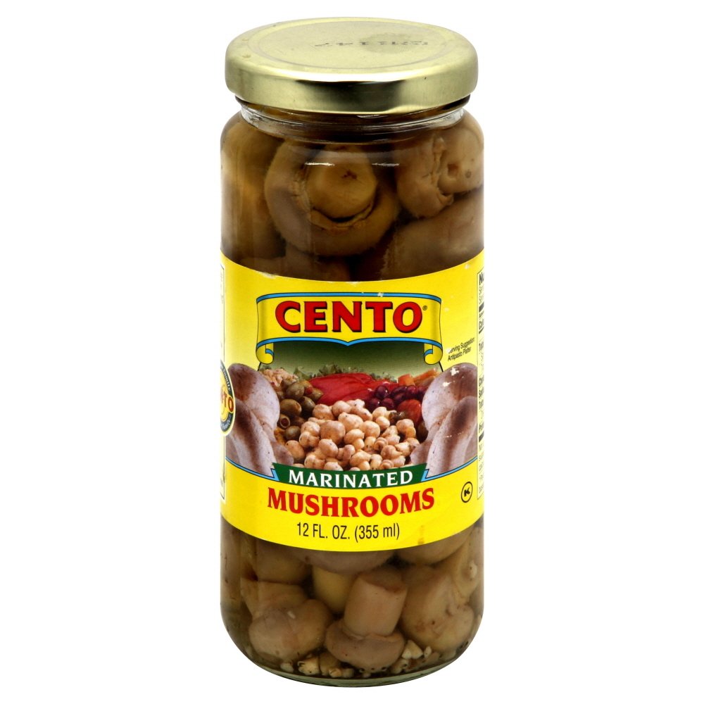 Cento Foods (Alanric) Mushrooms, Marinated, 12-Ounce