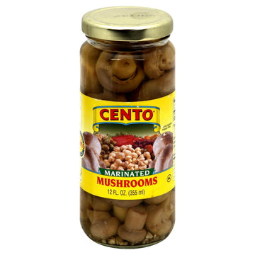 Cento Foods (Alanric) Mushrooms, Marinated, 12-Ounce