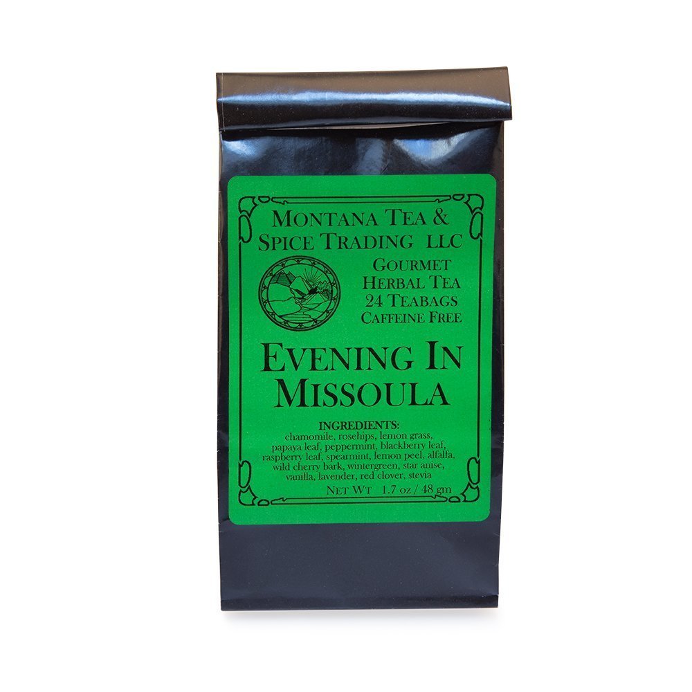MONTANA TEA & SPICE TRADING KIMBONNI Evening in Missoula Herbal Tea, 24 Count, Pack of 1