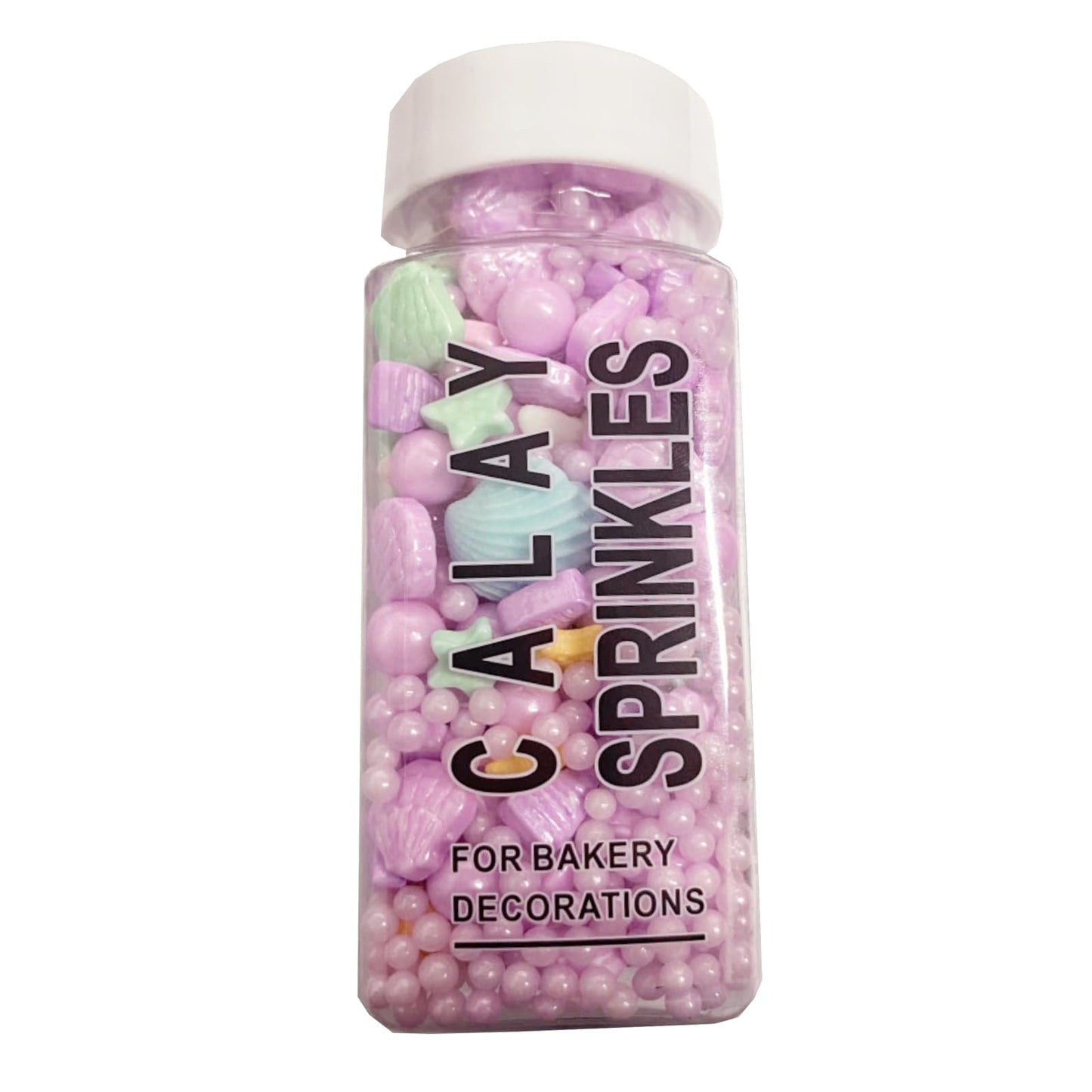 Sentovac Purple Mermaid Sprinkle Edible Decorating Ocean Sprinkles For Cake Cupcake Topper Cookie Baking Decorations Starfish Sh