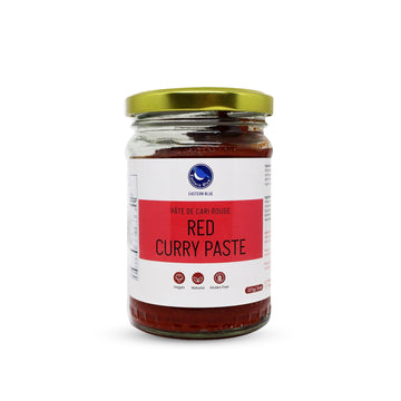Thai Red Curry Paste 8 Oz | Vegan, Gluten Free & Nut Free | Authentic Eastern Blue Thai Curry Paste for Tasty Dishes and Curries