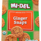 Mi-Del Organic ginger Snaps - 8 oz