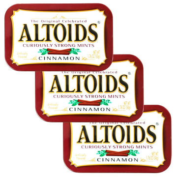 Altoids Wrigleys Mints Cinnamon, 1.76 Ounce (Pack Of 3)