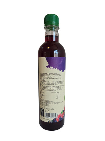 DROP Pure Organic Berry Flavor Bio Syrup-16.9oz (500ml), Natural 30% Concentrate Fruit Syrups,Great For Cocktails,Bevarages,Coff