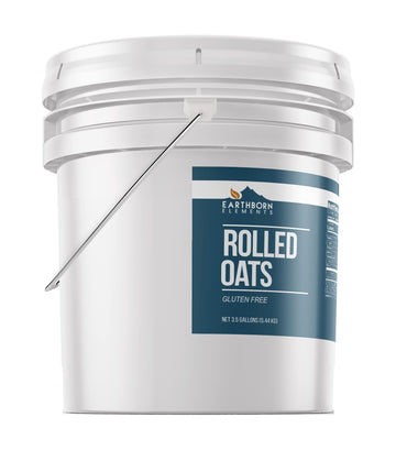 Earthborn Elements Gluten Free Rolled Oats (3.5 Gallon) Old Fashioned Oats, Bulk Size