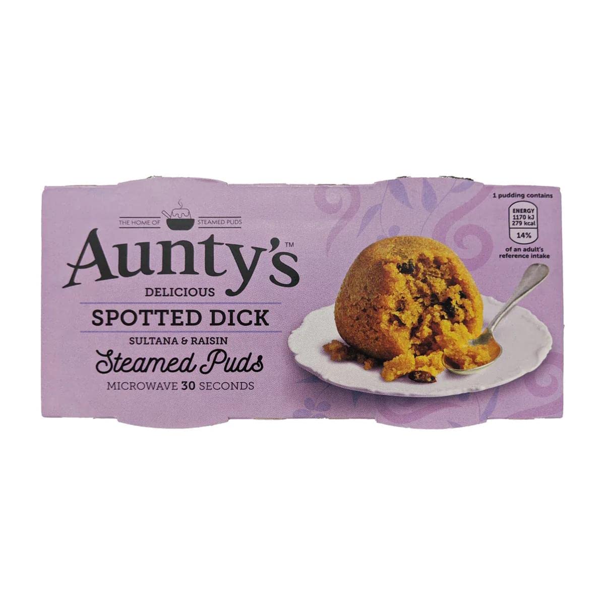 Auntys Spotted Dick Pudding - 95G - 2 Count