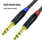 Ihurllu Balanced 14 Trs To Xlr Male Patch Cable, 10Feet Quarter Inch 635Mm To 3Pin Xlr Male Microphone Cable, Heavy Duty Nylon B