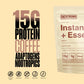 STRONG COFFEE COMPANY  INSTANT HAZELNUT LATTE - 12 Single Serving Packs  15g Protein  Instant Protein Coffee with Collagen  Adaptogens & Nootropics  No Crash  No Jitters