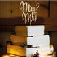Mr And Mrs Cake Toppers, Kootips Wooden Wedding Cake Topper Party Cake Decoration (Mr And Mrs Cake Topper A)