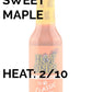 HOT ONES Chili Maple Sauce, Natural Ingredients, 5 fl oz Bottle, Red, Model 0851444008219
