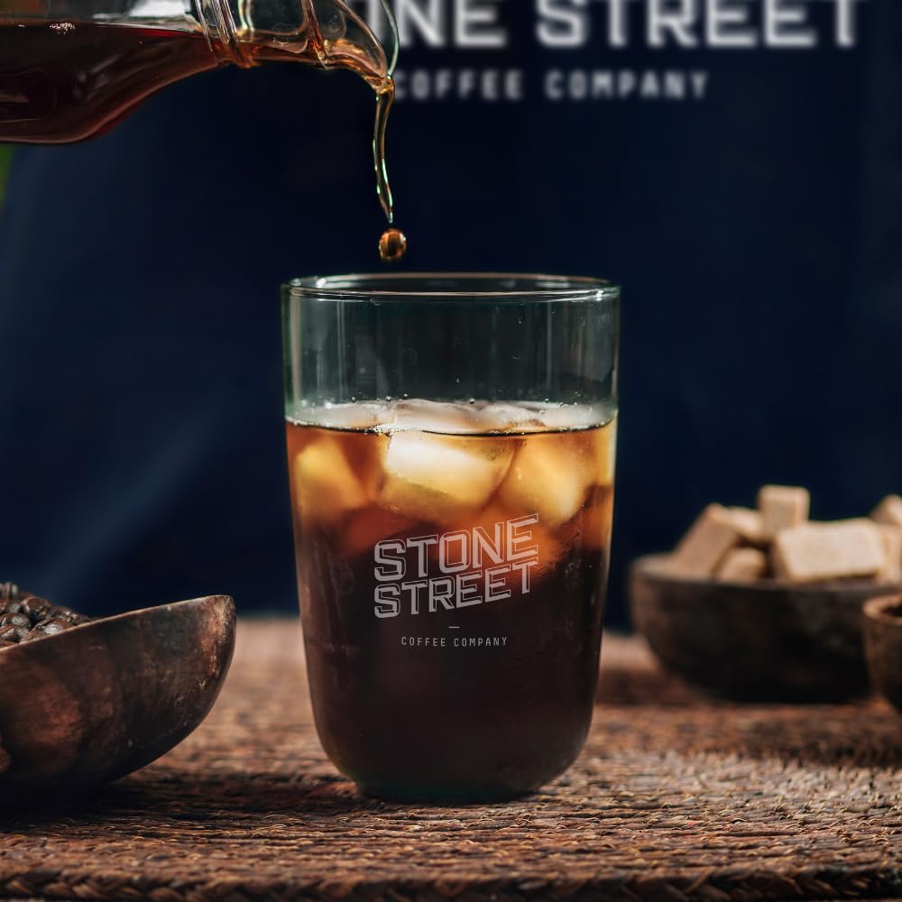 STONE STREET COFFEE COMPANY Cold Brew Flavored Coffee, Natural Chocolate Hazelnut, Dark Roast, 1 LB