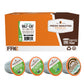 Fresh Roasted Coffee Half-Caf Variety Pack, Organic, Kosher, K-Cup Compatible, 96 Pods