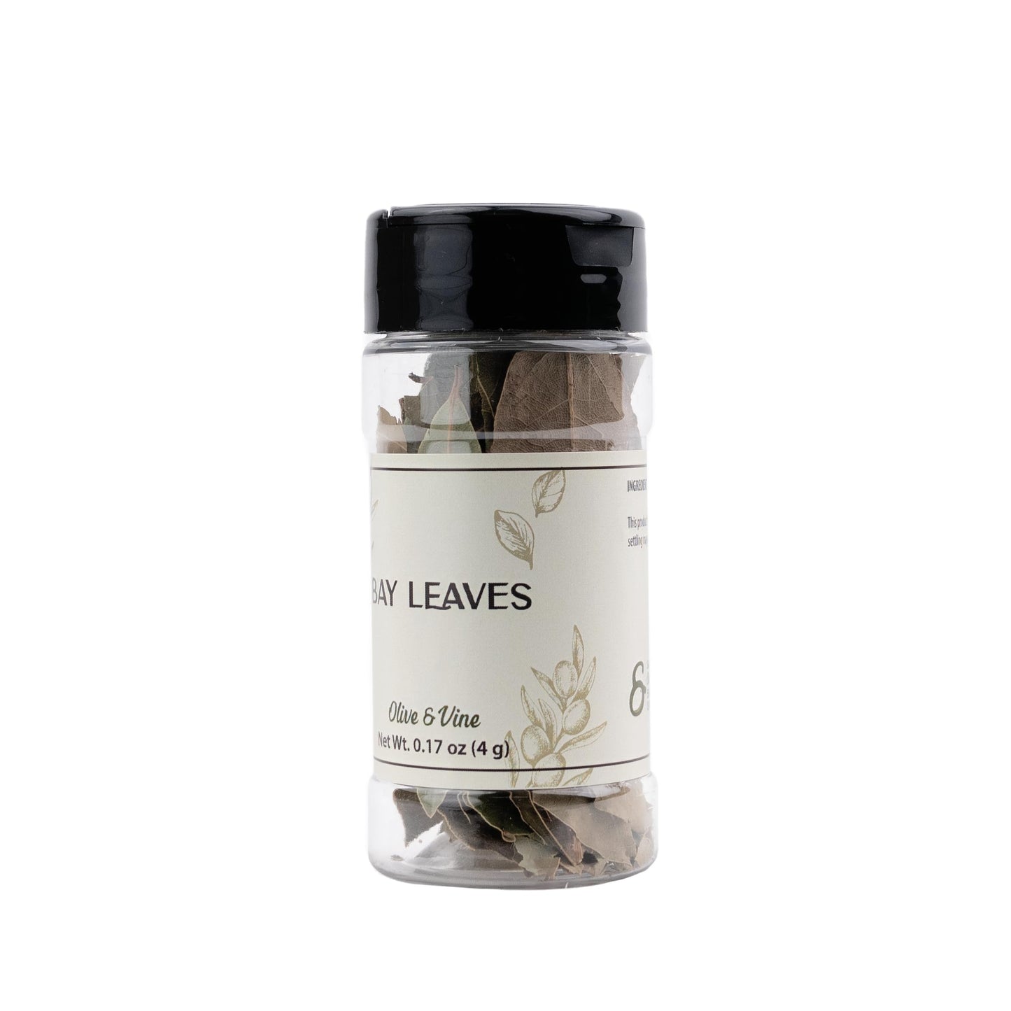 Olive & Vine Whole Bay Leaves, Aromatic Flavor, Seasoning For Soups, Stews, And Curries, With Rich Tradition, Authentic Taste, For Global Recipes (0.17 Ounce)