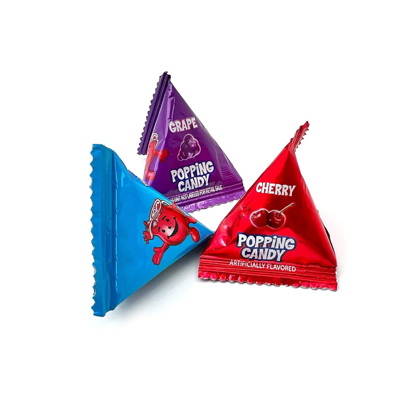 Popping Rocks Candy - 40 Count Bag - Popping Rock Halloween Candy in Assorted Fruit Flavors - Tropical Punch, Grape, Cherry - Fu