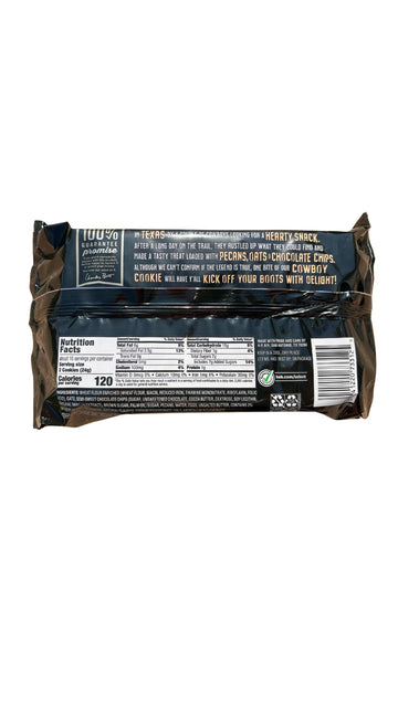 Cowboy Chocolate Chip Pecan Oat Cookies Heb 12.4 Oz (Pack Of 3)