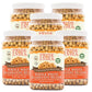 Pride Of India - PACK of 6 - Indian Whole White Garbanzo Beans 10mm - Protein & Fiber Rich Kabuli Chana, 3 Pound Jar