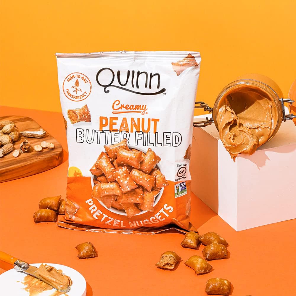 Quinn Pretzel Nuggets Quinntessential Pack - Made With Real Ingredients, Whole Grain Sorghum, Vegan, Gluten Free, Dairy Free, No