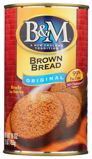 B&M Brown Bread, Original Flavor, 16 Ounce (Pack Of 12)