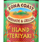 Kona Coast-Island Teriyaki Sauce, All Natural, No Preservatives - 15 Fl Oz | Pack of 2
