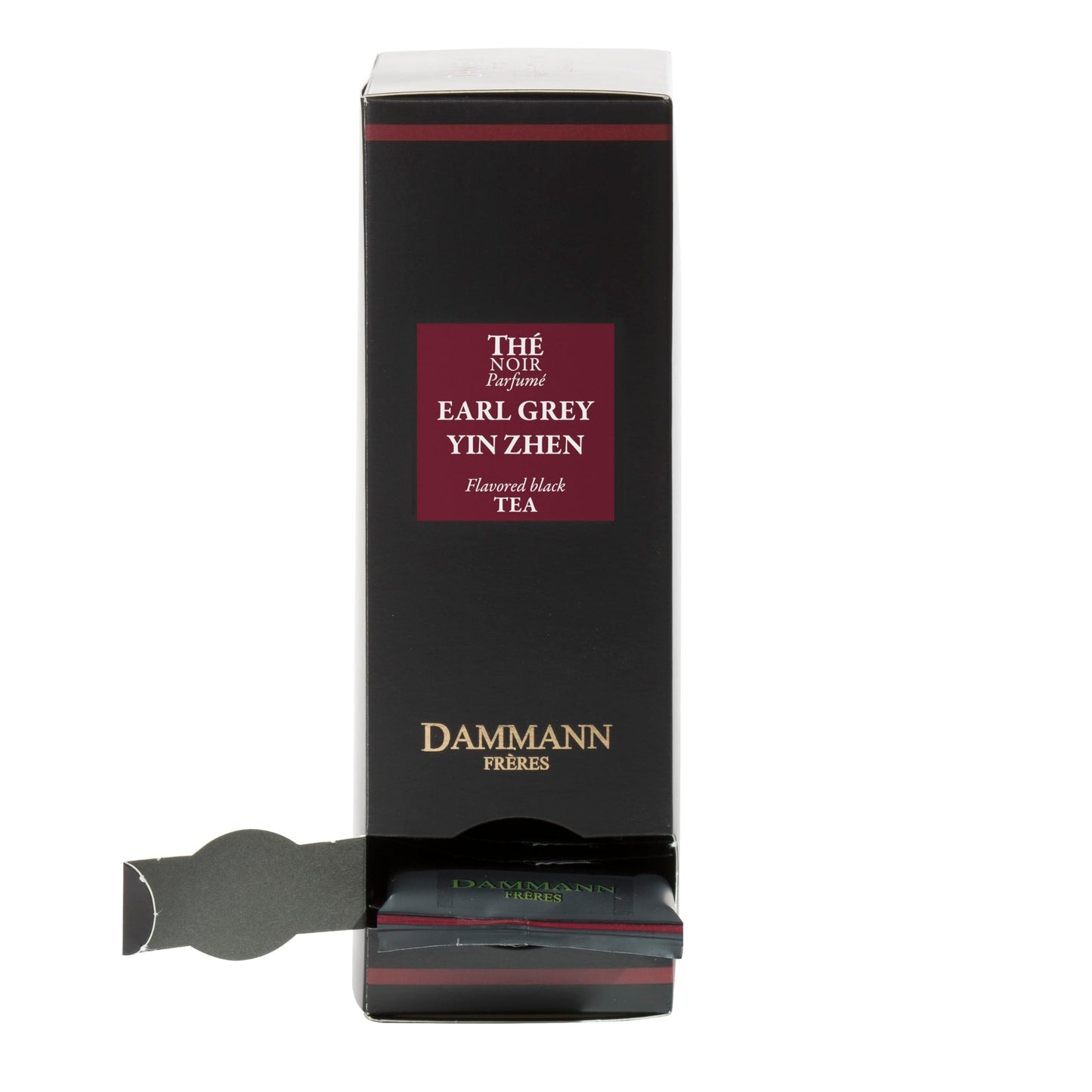 Dammann Freres Sachets, Earl Grey Tea Bags, Premium Gourmet French Black And Citrus Infused Tea, Individually Wrapped, 24 Count
