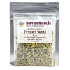 SavorSatch Fennel Seeds - 8oz Resealable Stand-Up Pouch | Indian Fancy Green Whole Seeds | Non-GMO, Certified Kosher, Bulk Herb 