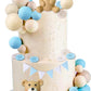 3D Bear Balls Cake Toppers For Birthday Baby Shower Party Decorations(33Pcs)