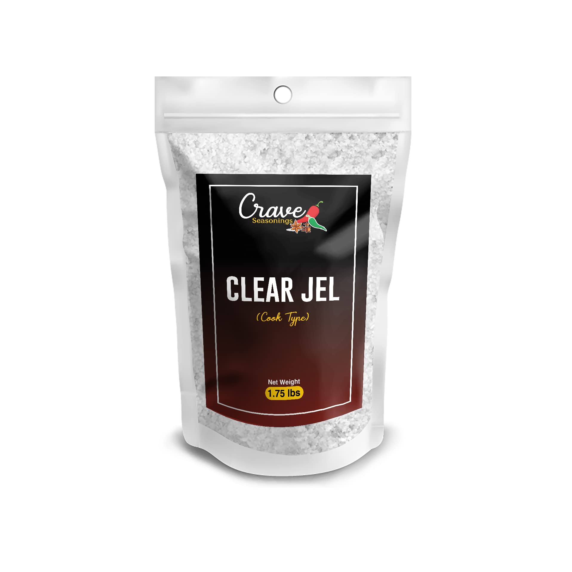 Crave Clear Jel Powder 1.75 Lb Bag - Non-Gmo Cook Type Powder - For Canning, Cooking And Pie Filling - Unflavored
