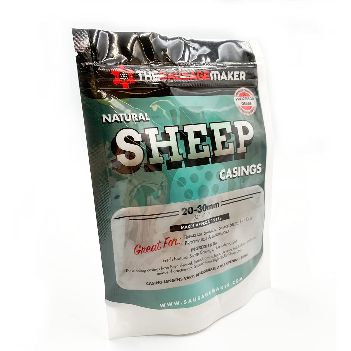 The Sausage Maker - TWO PACK Home Pack Natural Sheep Sausage Casings (2)