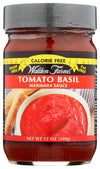 Walden Farms Tomato Basil Marinara Sauce 12 Oz. Jar (Pack Of 6) - Sweet And Smooth, Fresh Herbs And Spices, Vegan, Kosher And Ke