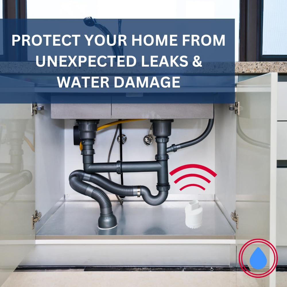 Flood Buzz Pro Water Leak Alarm; Water Leak Detection For Homes And Businesses; Reusable With Factory Installed Battery - 2 Pack