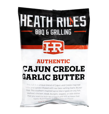 Heath Riles BBQ Cajun Creole Garlic Butter Rub Seasoning, 2 lb Refill Bag
