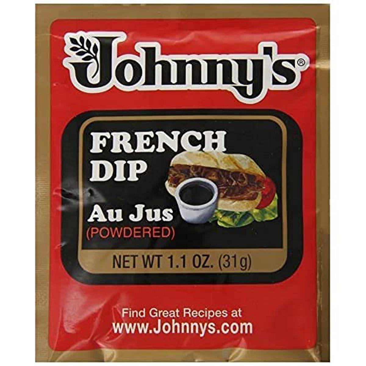 Johnny's French Dip Au Jus Powder, 1.10 Oz (Pack of 12)