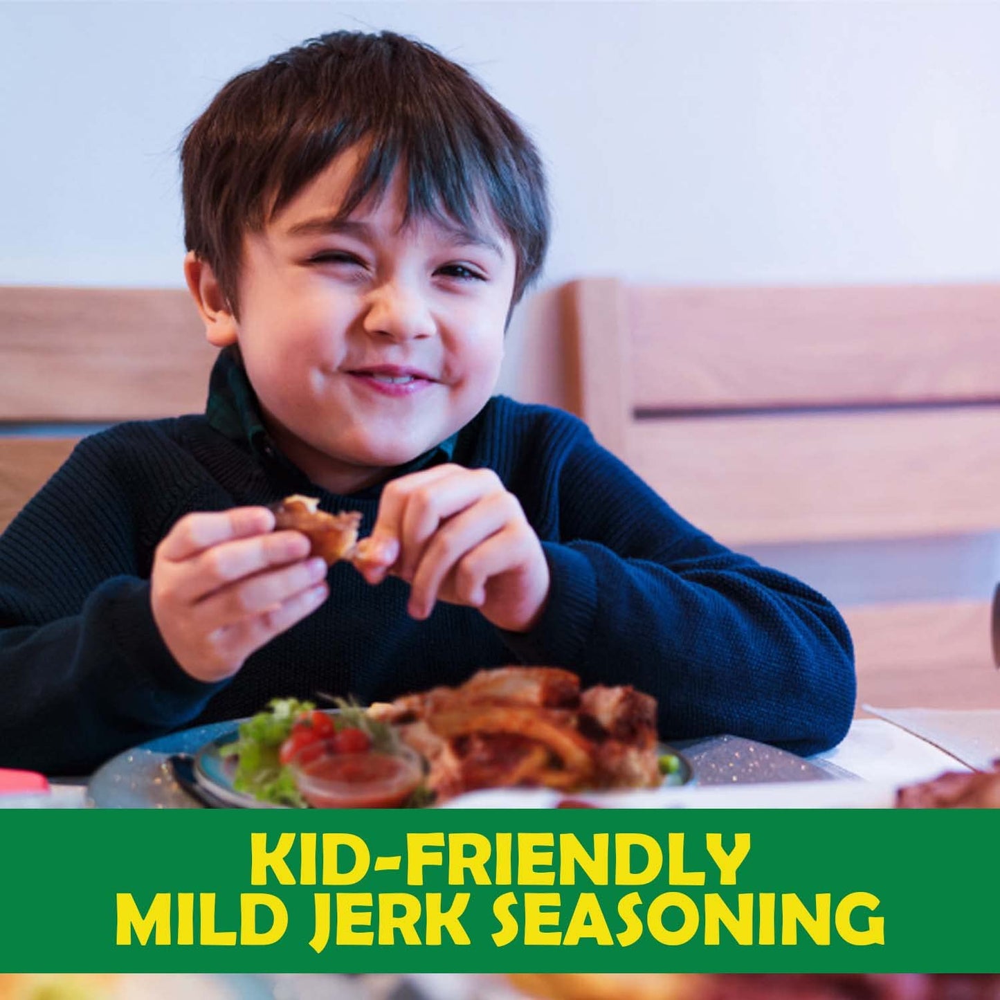 Eatons Mild Jamaican Jerk Seasoning - Easy to Use, Flavorful Caribbean Jerk Blend for Meat, Seafood, BBQ Rub, Grilled Chicken,