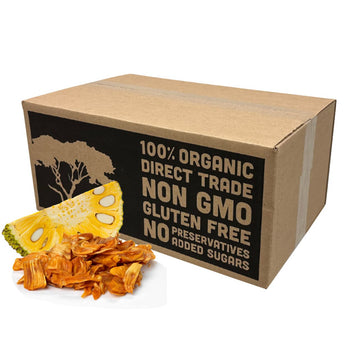 Mavuno Harvest Jackfruit Dried Fruit Snacks | Unsweetened Organic Dried Jackfruit Chips | Gluten Free Healthy Snacks for Kids an