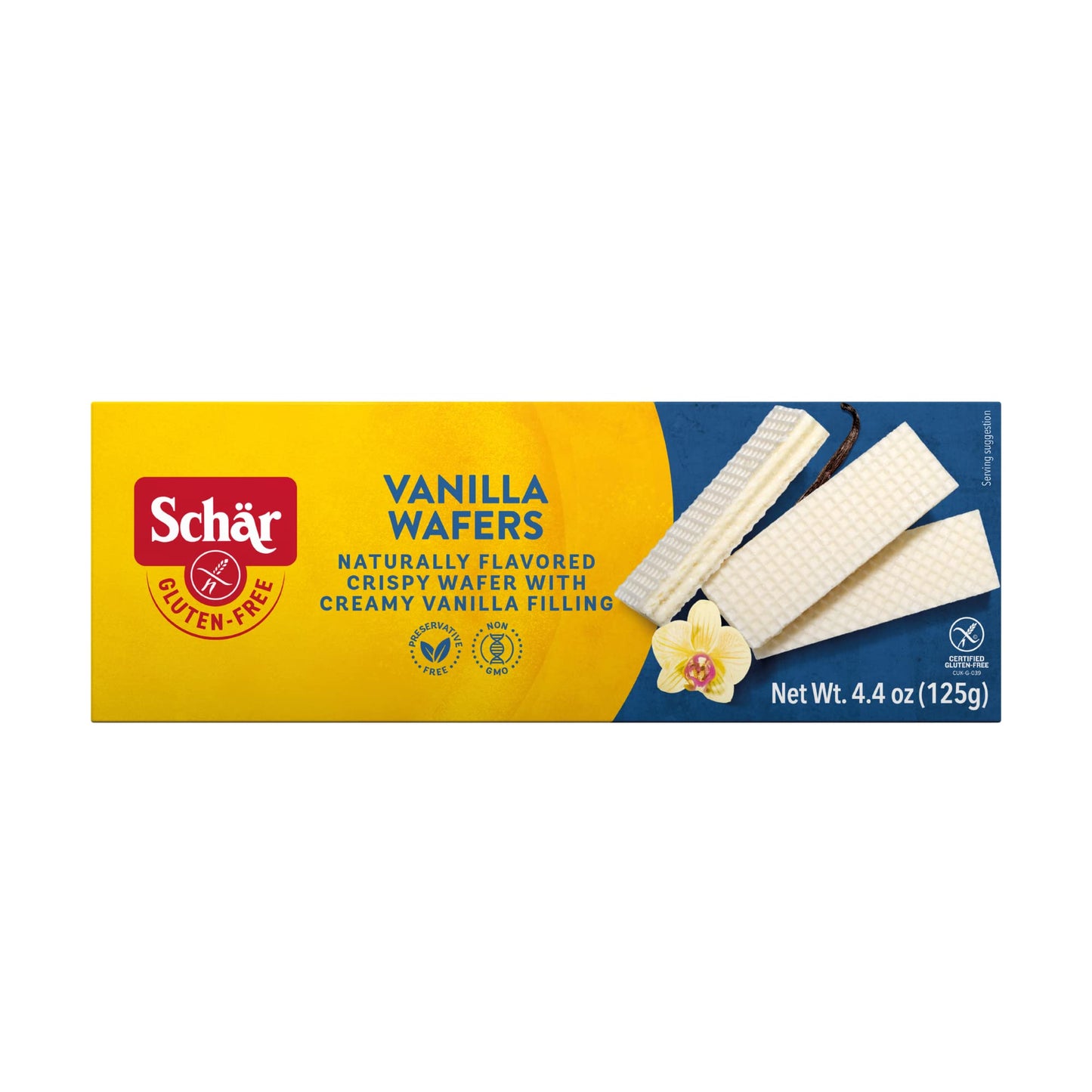Schar Vanilla Wafers, Gluten Free, 4.4-ounces (Pack of 6)