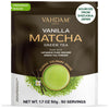 VAHDAM Vanilla Matcha Green Tea Powder - Premium Japanese Matcha with Madagascar Vanilla - 1.76oz - Vegan & Gluten-Free