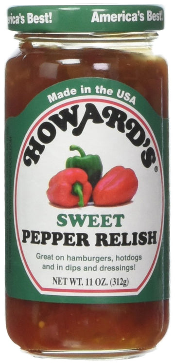 Howard'S Sweet Pepper Relish,11 Oz (Pack Of 2)