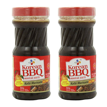 [ 2 Packs ] Cj Korean Bbq Sauce, Kalbi, 29.63-Ounce Bottle For Ribs