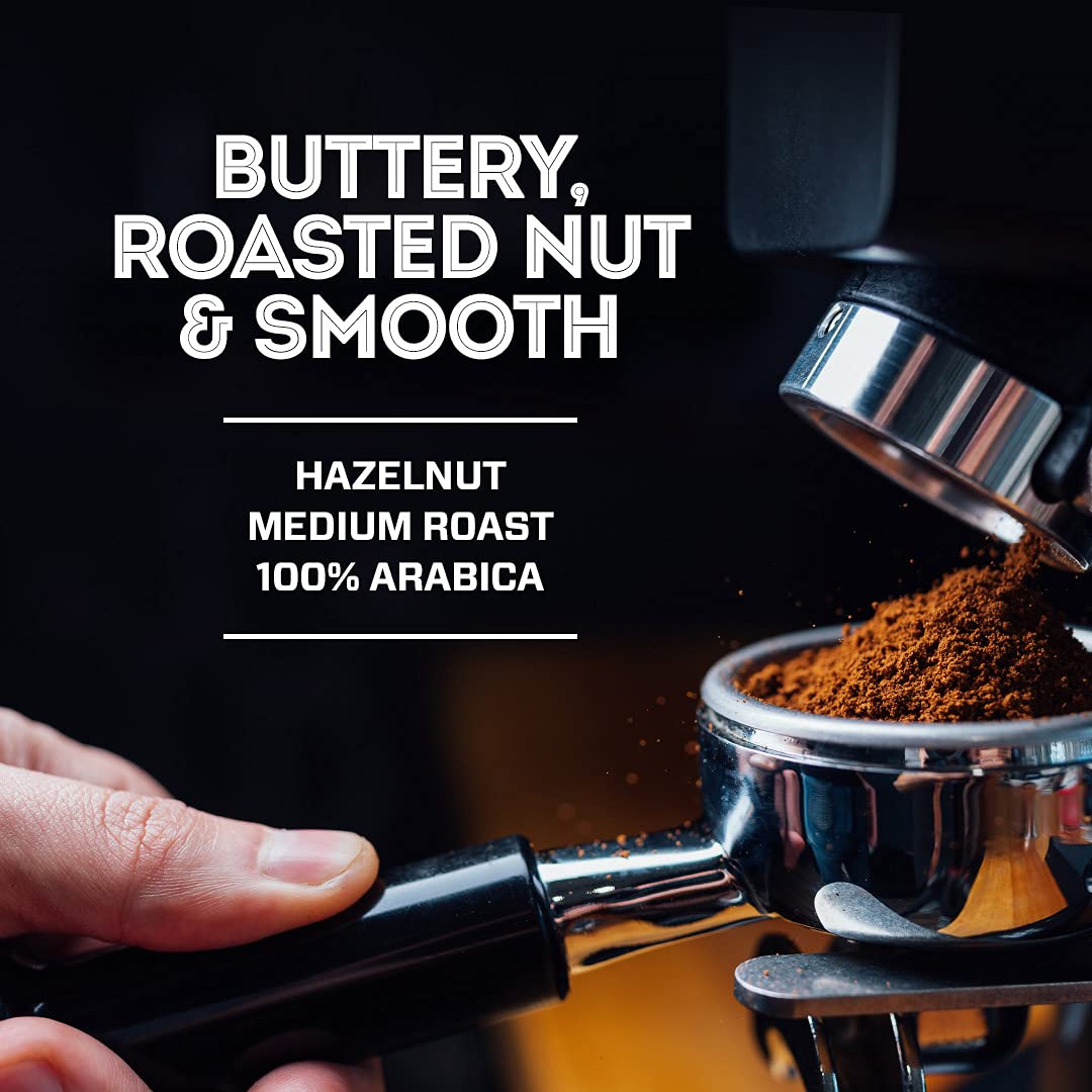Eight O'Clock Ground Coffee, Hazelnut, 22 Ounce