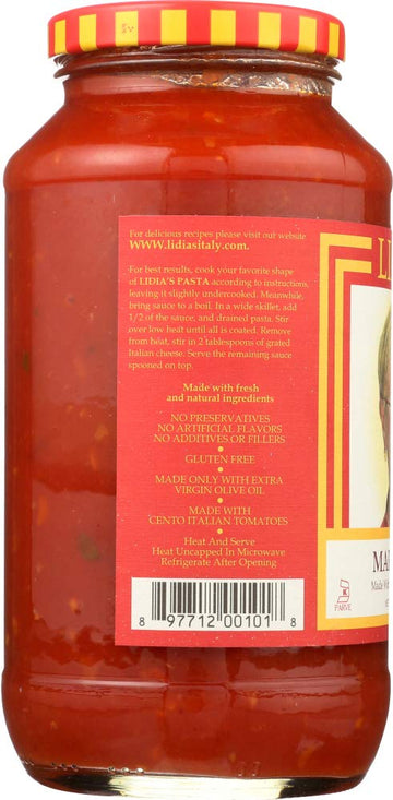 Lidia'S Marinara Pasta Sauce, 25 Oz