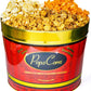 Pops Corn Gourmet Popcorn Gift Tin - Large 2 Gallon - Caramel, Cheese & Kettle Corn - Perfect Gift for Coworkers and Employees