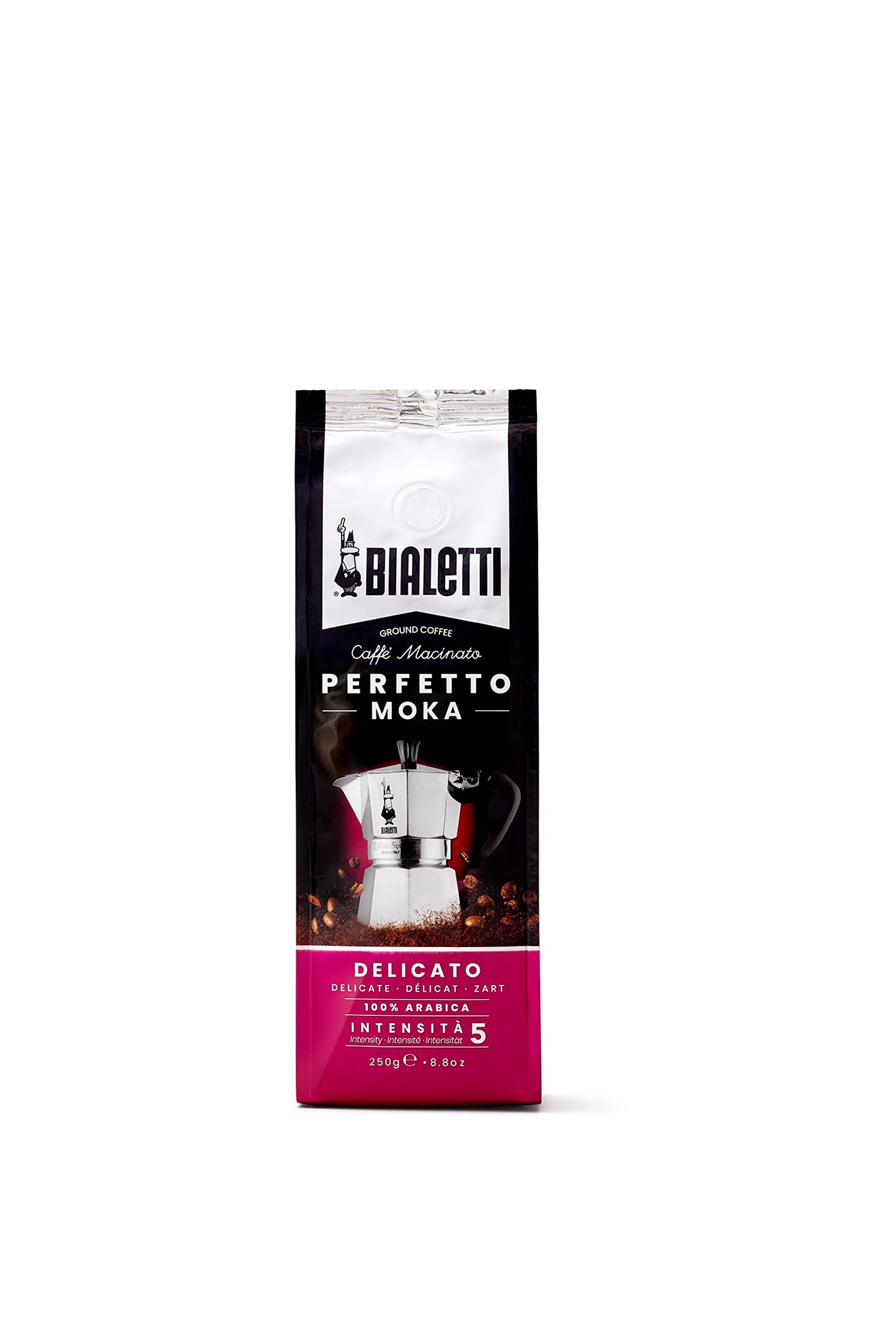 Bialetti Coffee Delicato, 8.82 Ounce (Pack of 1), Plastic, Model 8006363031653